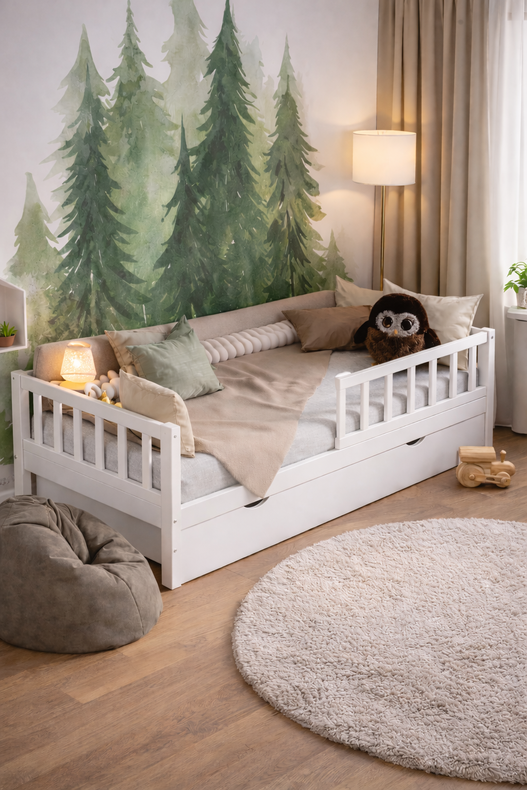 Lastevoodi Varblane Valge 200x90