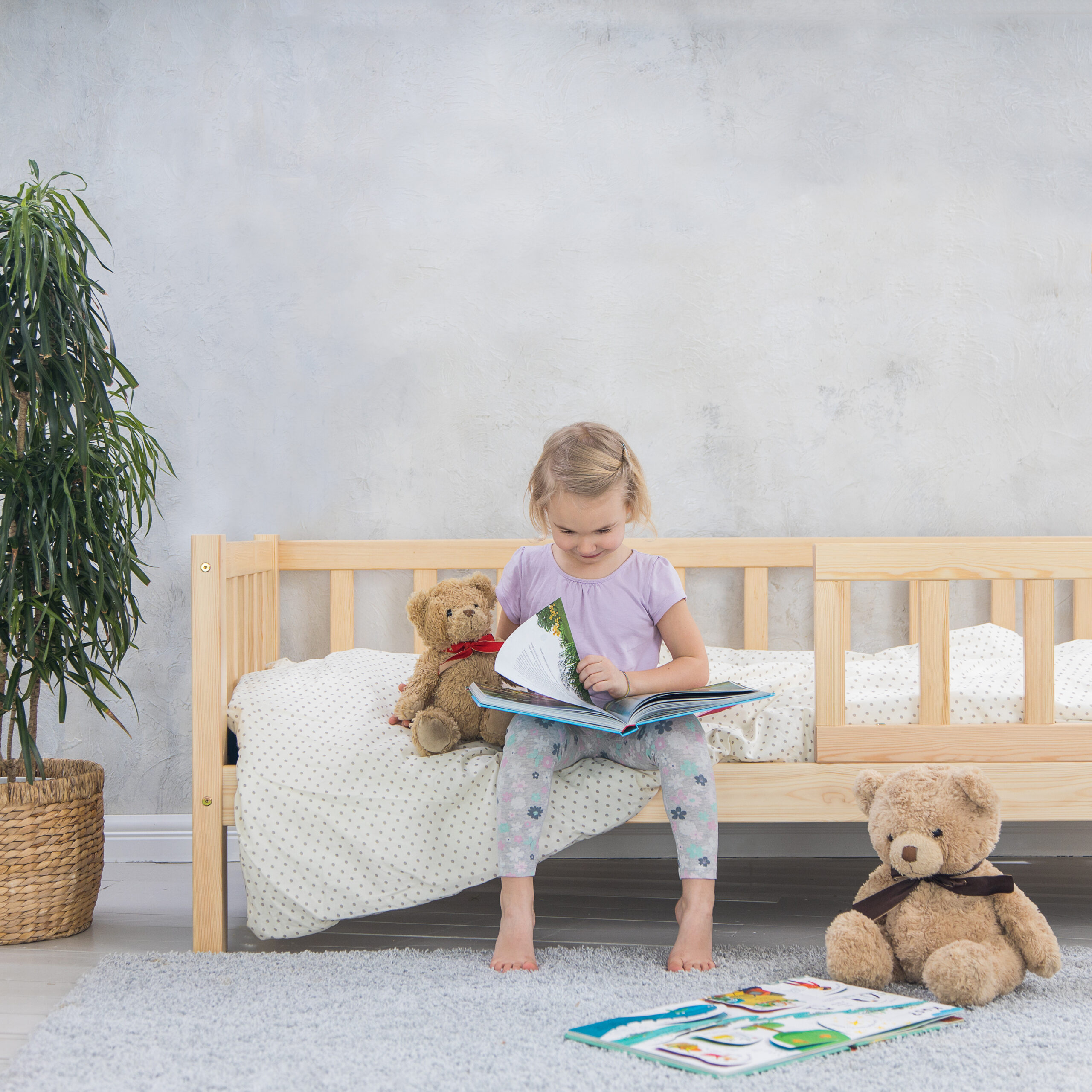 Lastevoodi Varblane Naturaalne 200x90 - Image 7