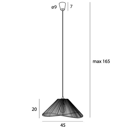 Rippvalgusti Amalfi small - Pilt 9